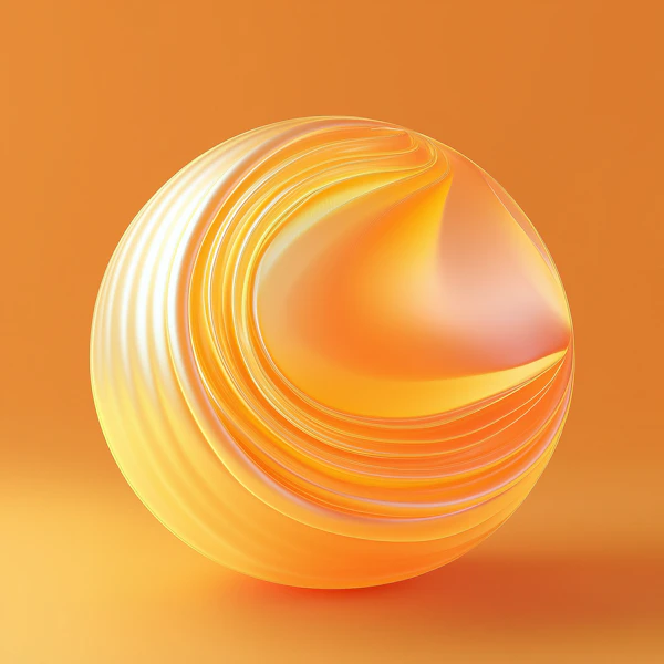 Vibrant Abstract Sphere