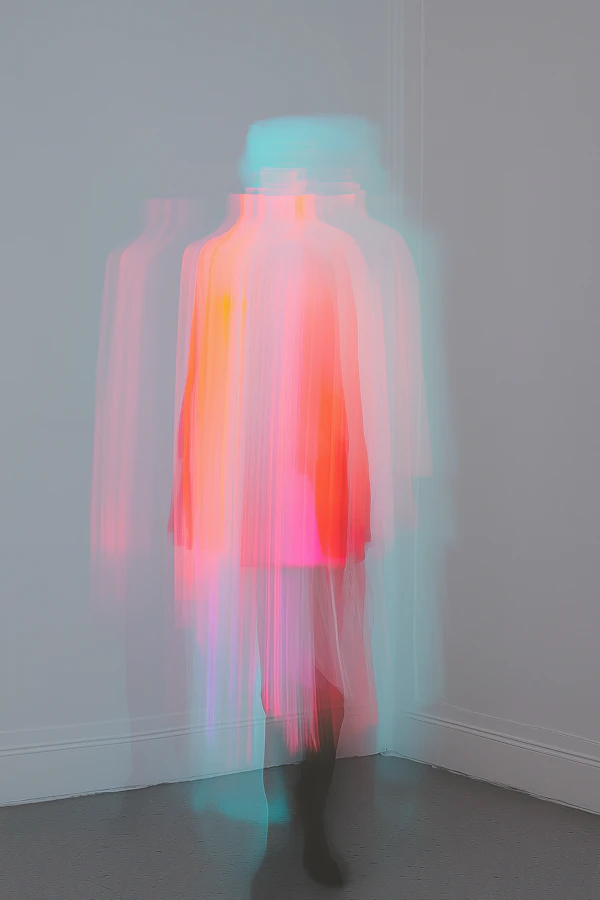 Surreal Neon Figure