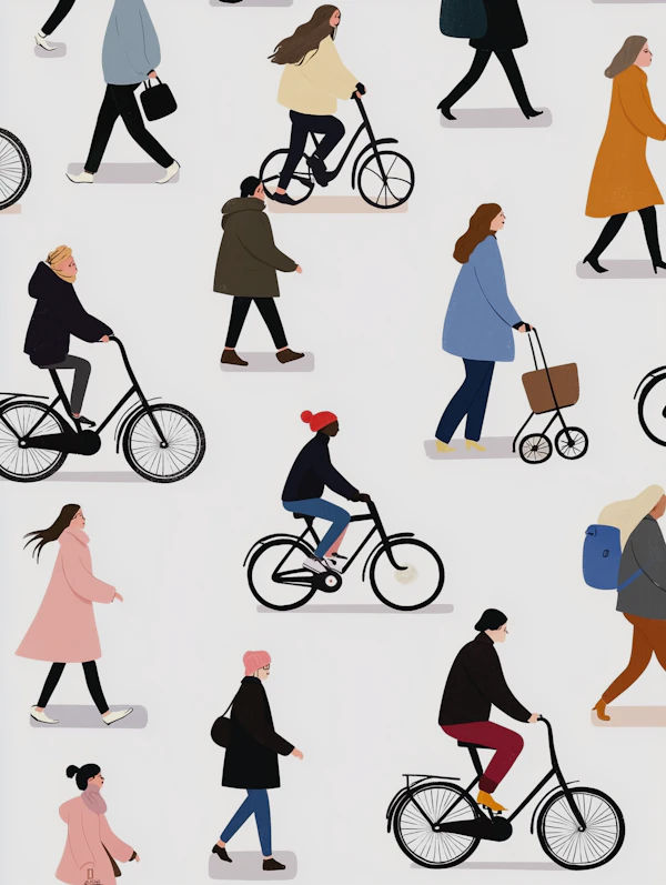Urban Life Illustration