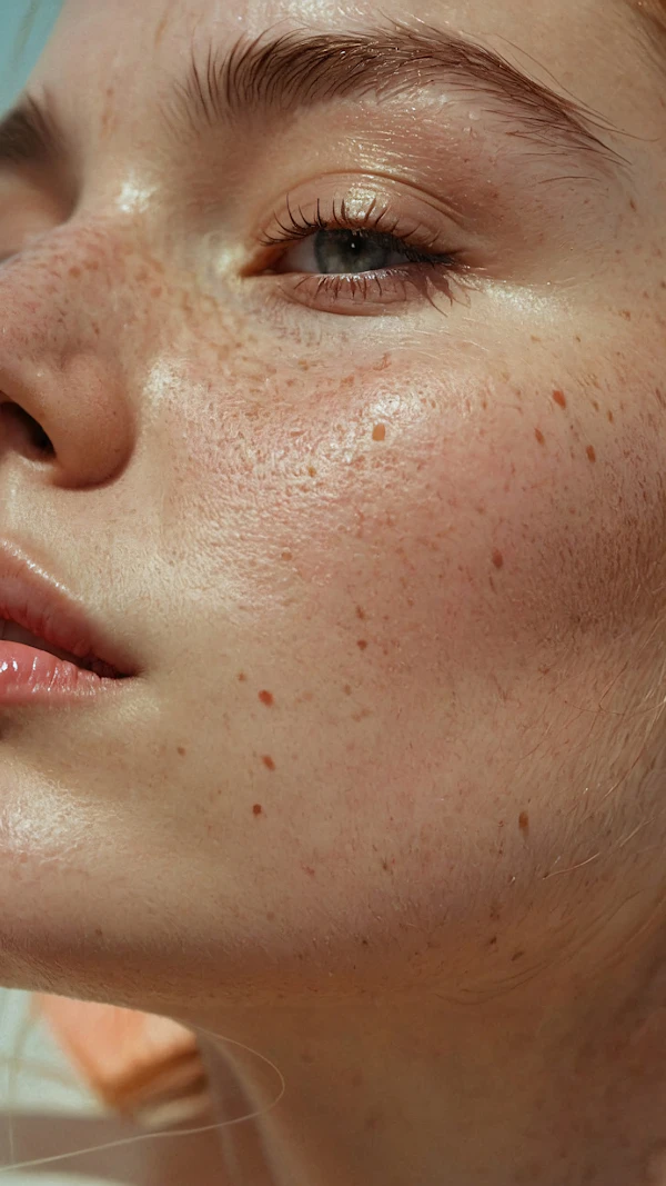Close-Up of Woman's Face