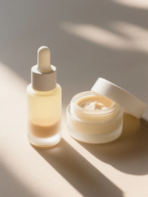Minimal Skincare Display