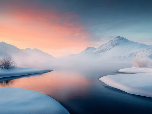 Serene Winter Landscape
