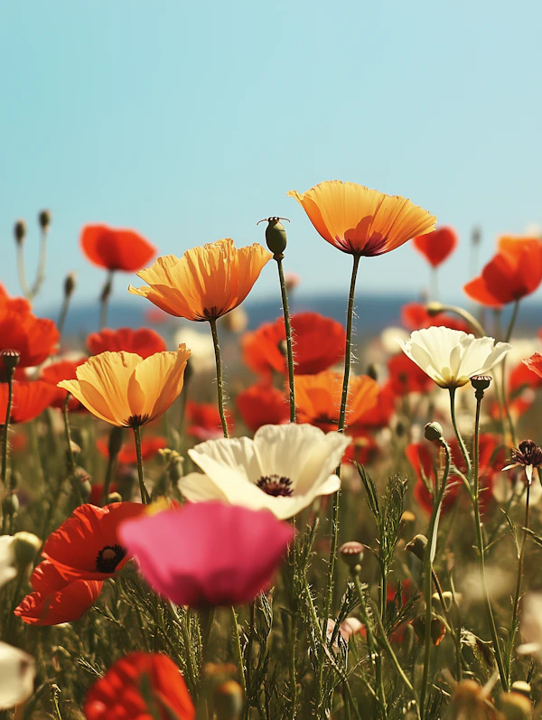 Vibrant Poppy Field