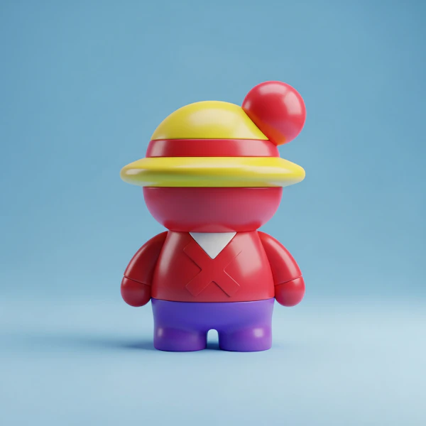 Colorful Toy Figure