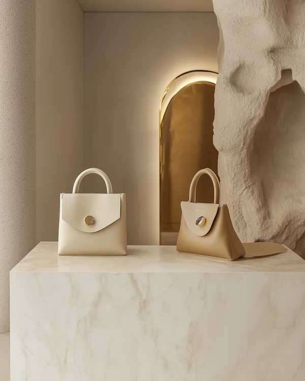 Elegant Handbags Display