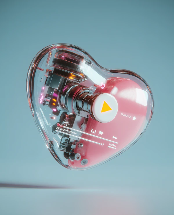 Futuristic Heart Design