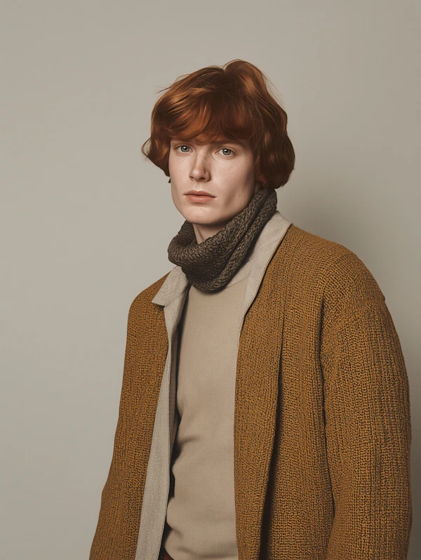 Portrait of Red-Haired Adult