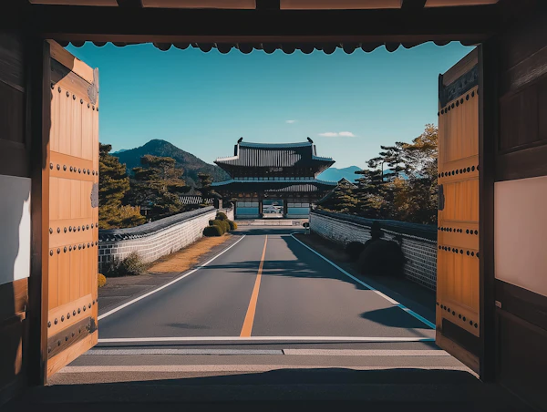Korean Scenic Gate
