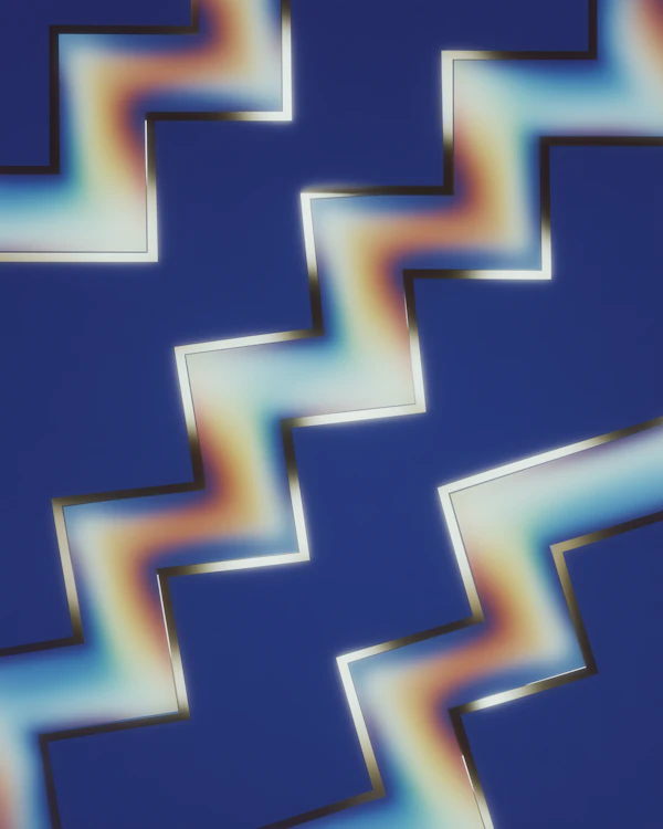 Vibrant Zigzag Design