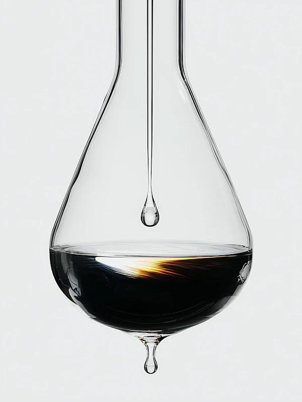 Elegant Glass Droplet