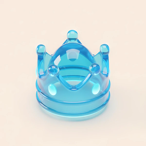 Translucent Blue Crown