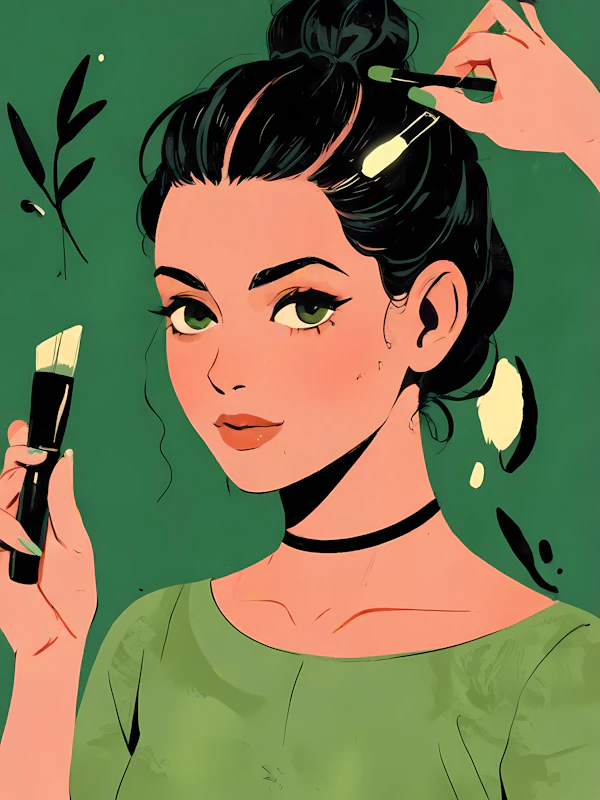 Stylized Woman Portrait