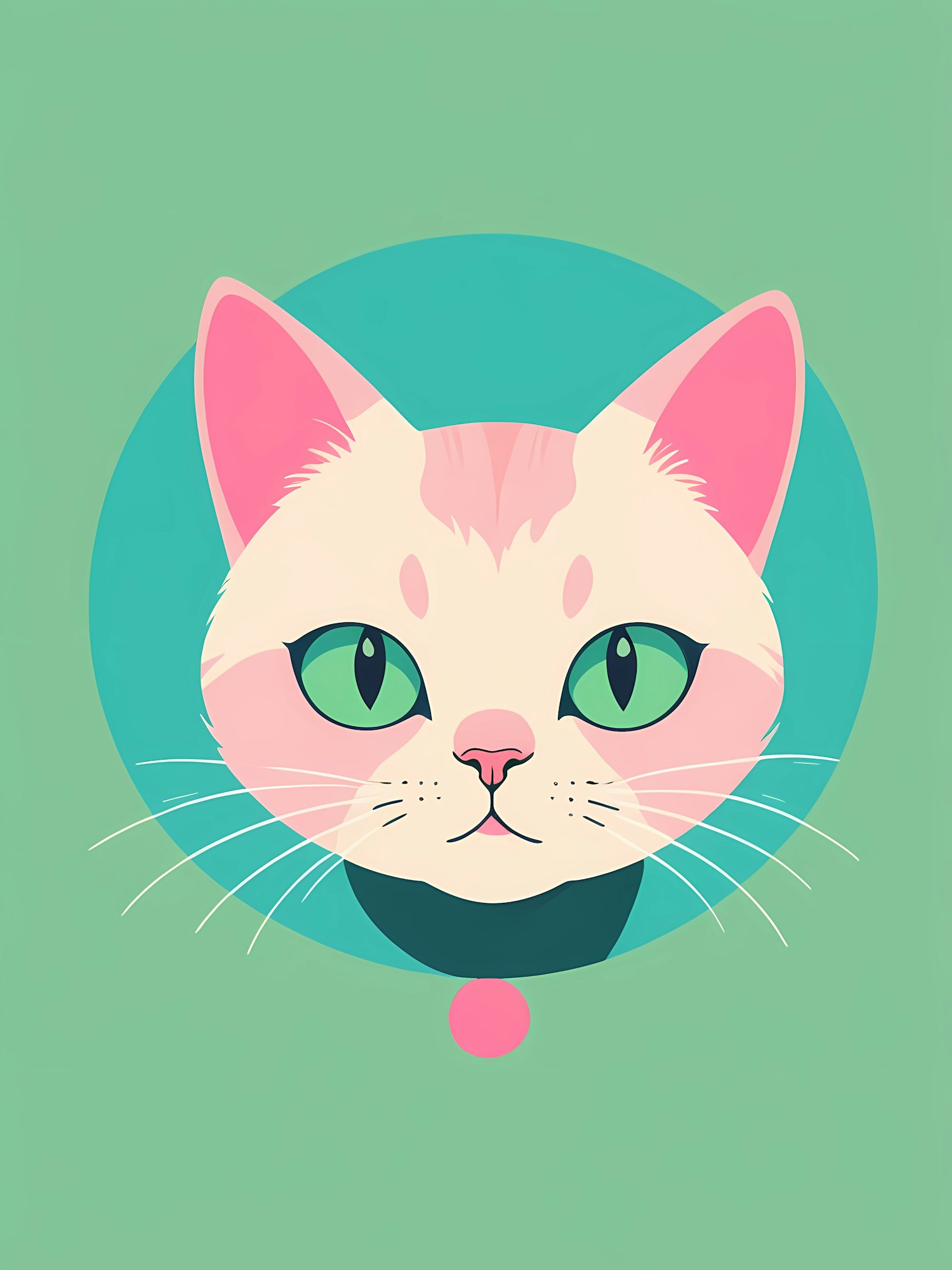 Stylized Cat Illustration