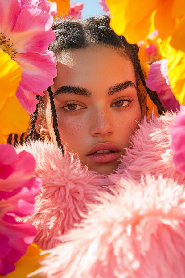 Floral Portrait Beauty