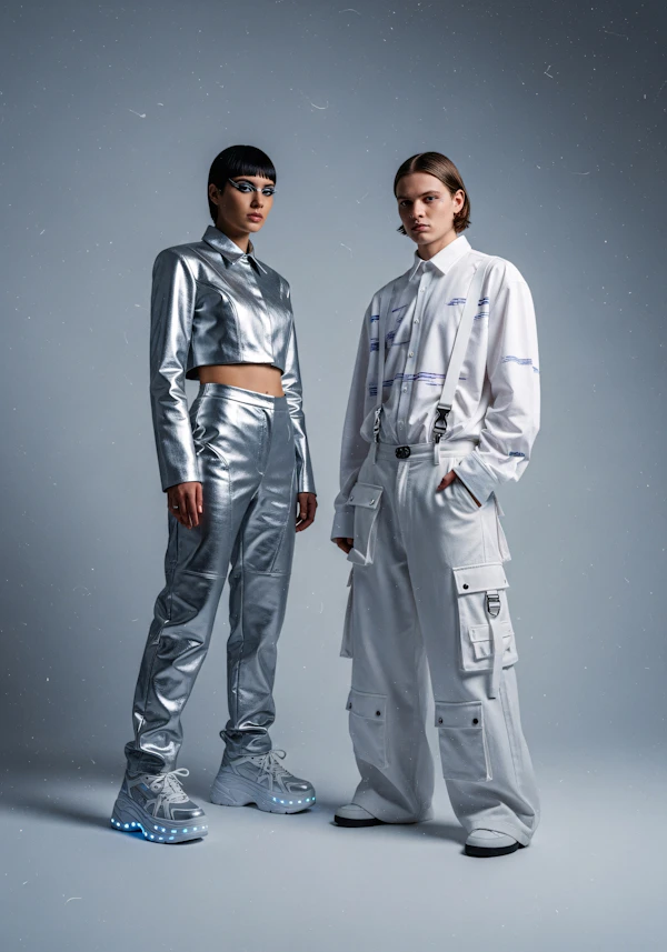 Avant-Garde Fashion Duo