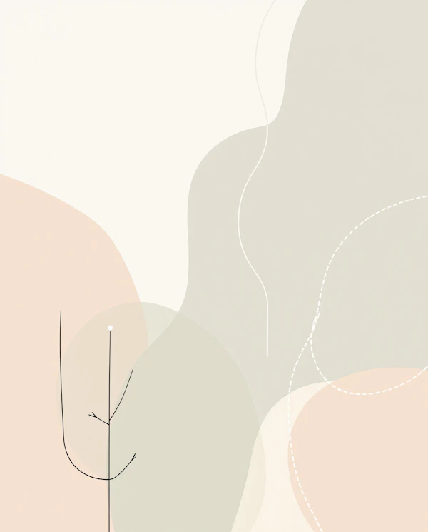 Pastel Minimalist Art