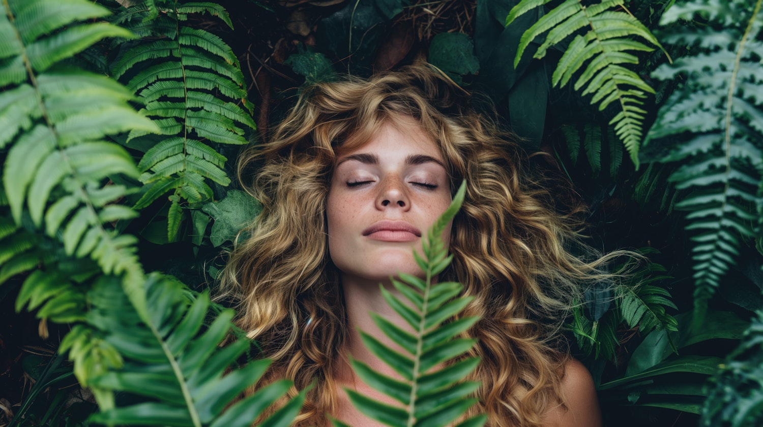 Tranquil Woman in Nature