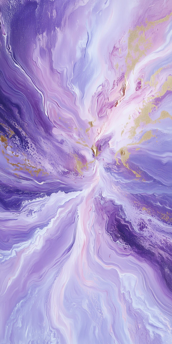 Abstract Purple Swirls