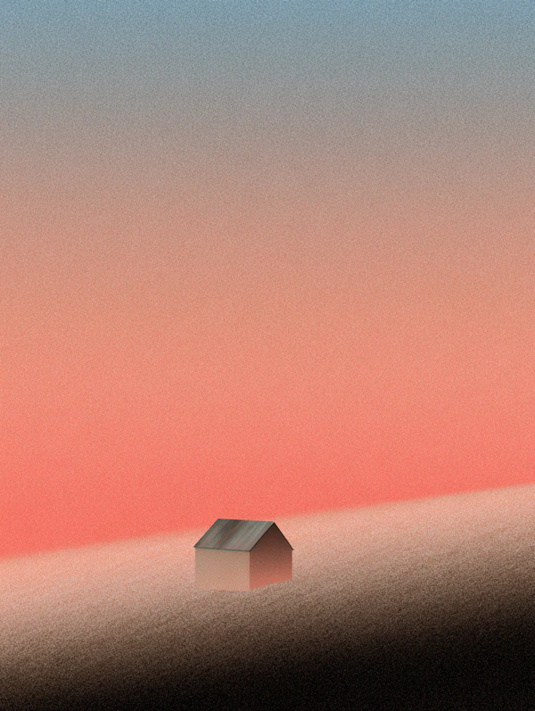 Minimalist House Scene