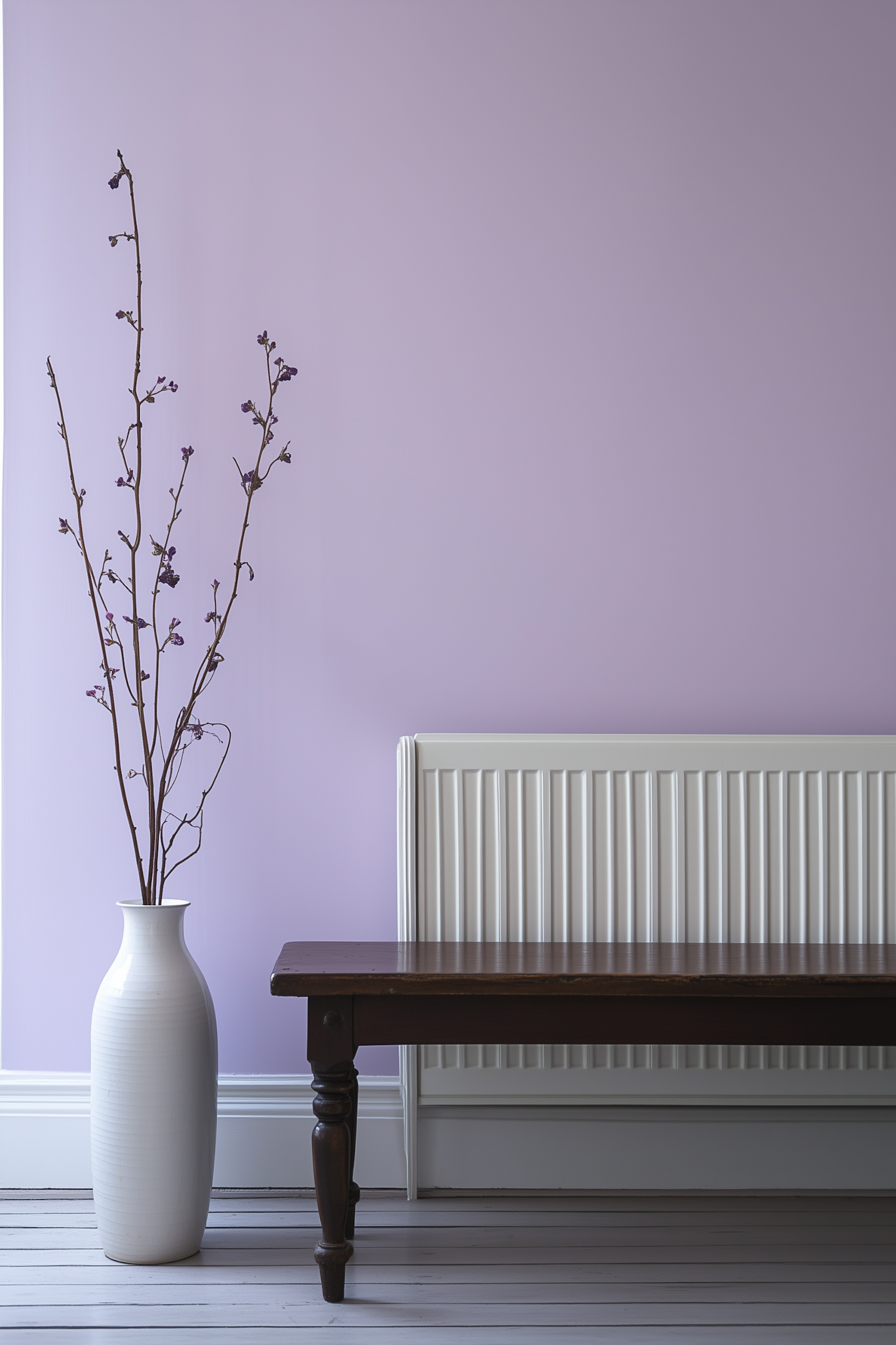 Minimalist Lavender Room