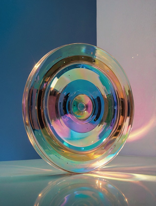 Iridescent Glass Object