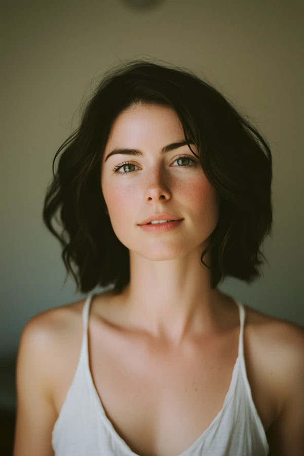 Serene Portrait of a Young Woman