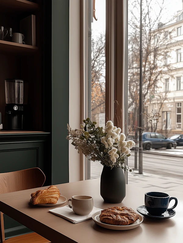 Cozy Café Table Setup