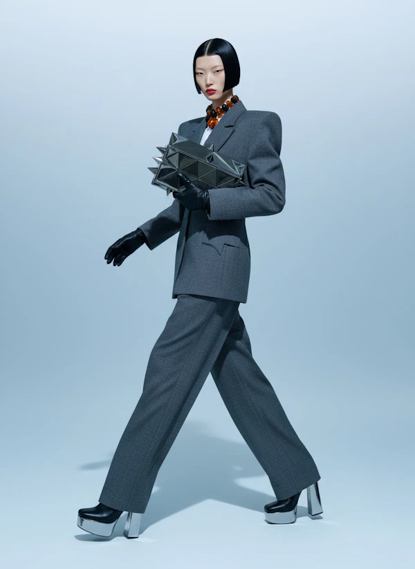 Futuristic Fashion Pose