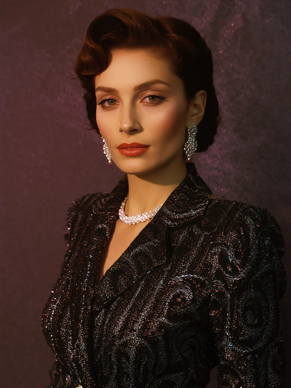 Elegant Vintage Portrait