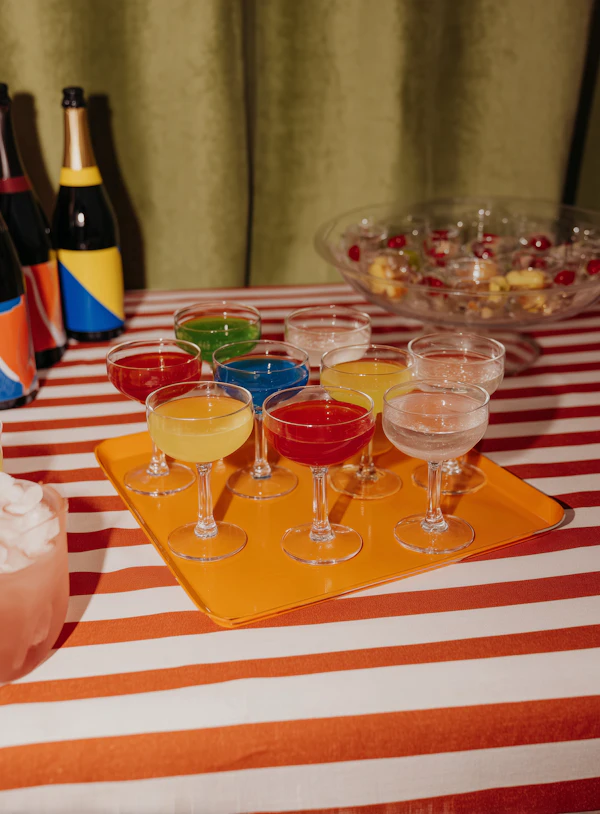 Colorful Beverage Display