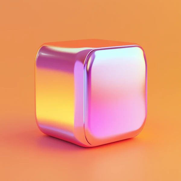 Gradient Reflective Cube