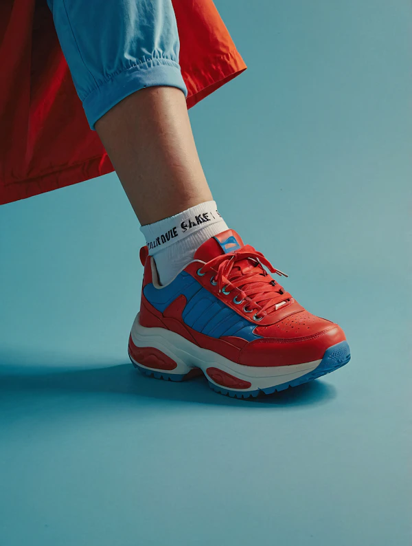 Vibrant Sneaker Close-Up