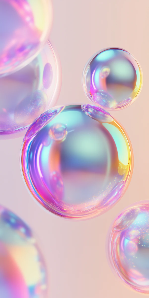 Iridescent Soap Bubbles