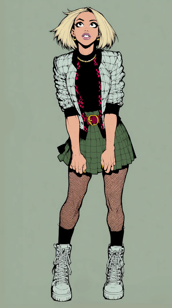 Stylish Woman Illustration