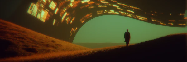Surreal Landscape Scene