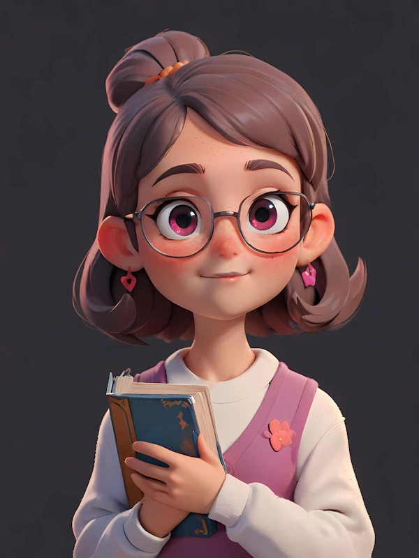 3D Girl Illustration