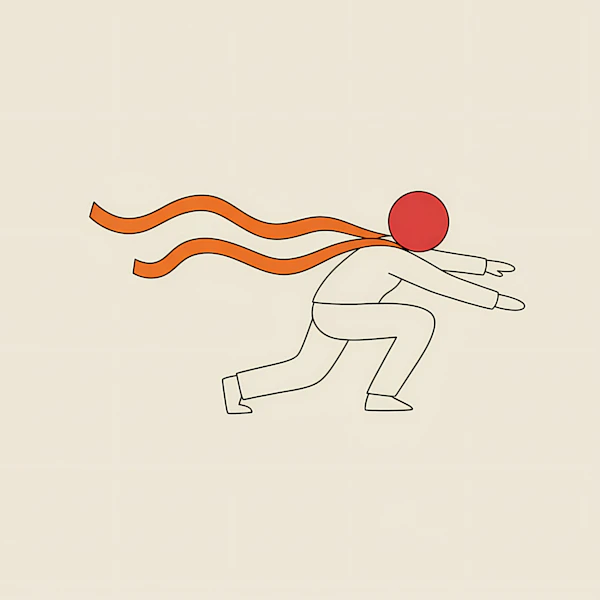 Dynamic Running Figure
