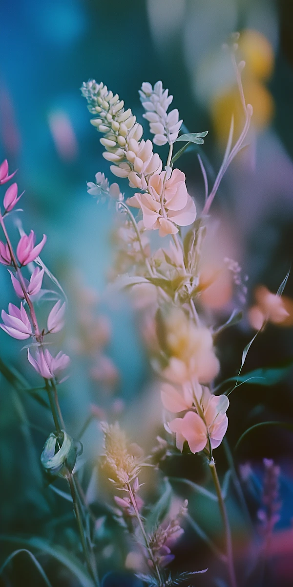 Delicate Flowers Close-Up