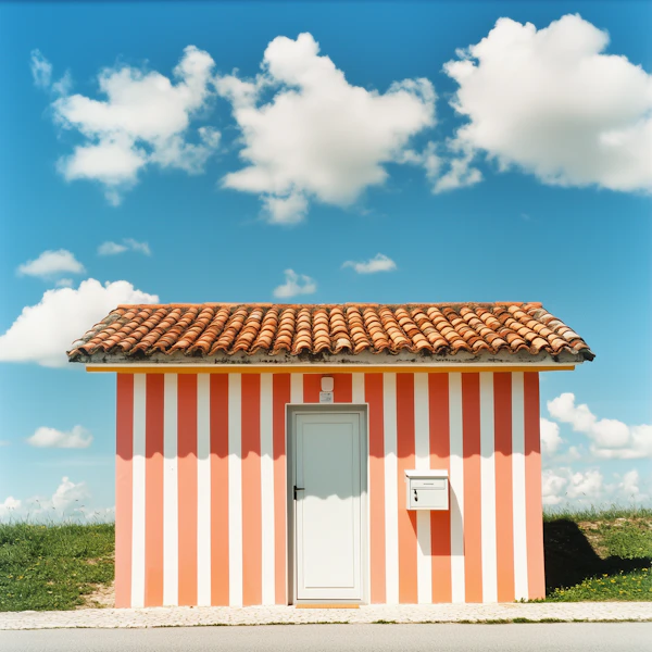Charming Pink Building