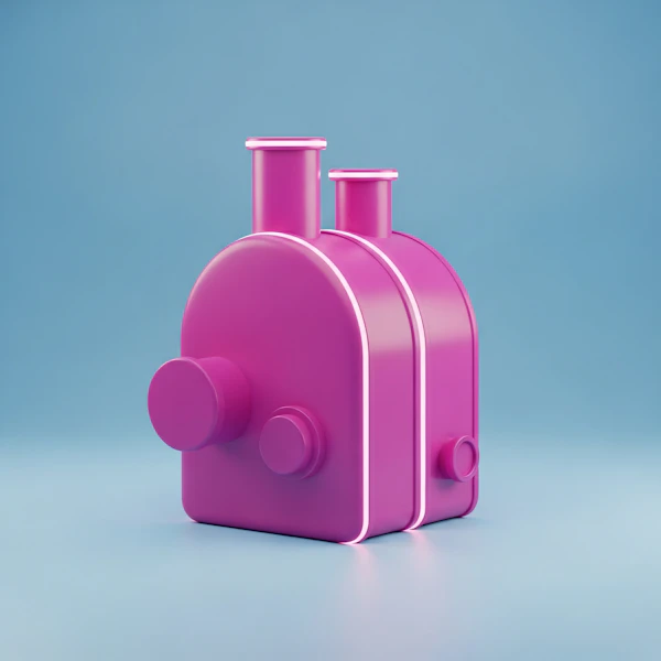 Magenta Abstract Structure