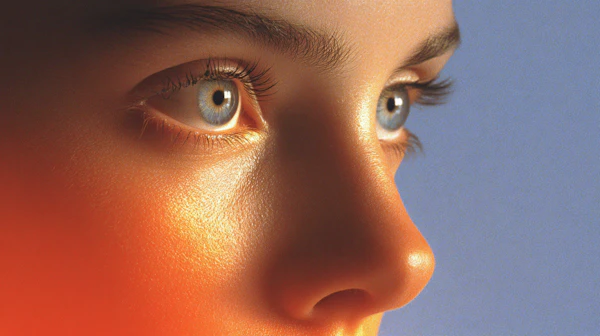 Close-Up Face Portrait