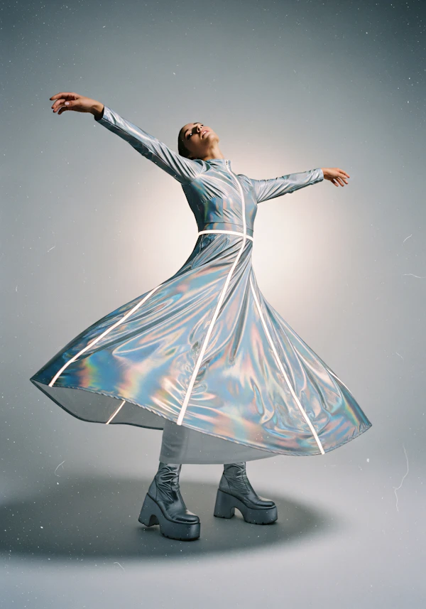 Futuristic Fashion Pose