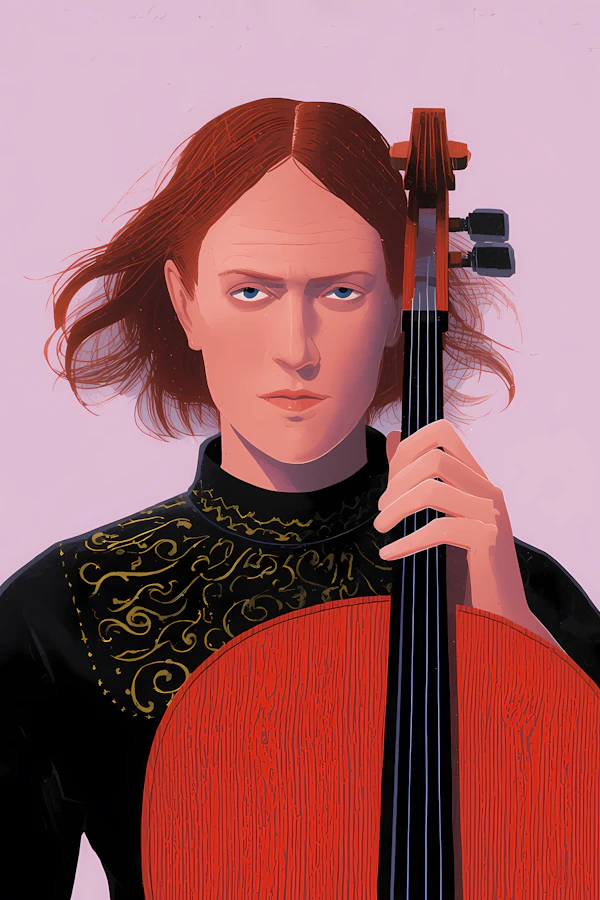 Cellist in Focus