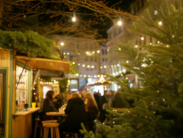 Christmas Market Scene