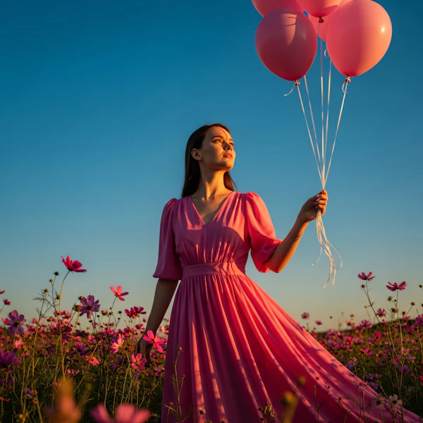 Pink Harmony Scene