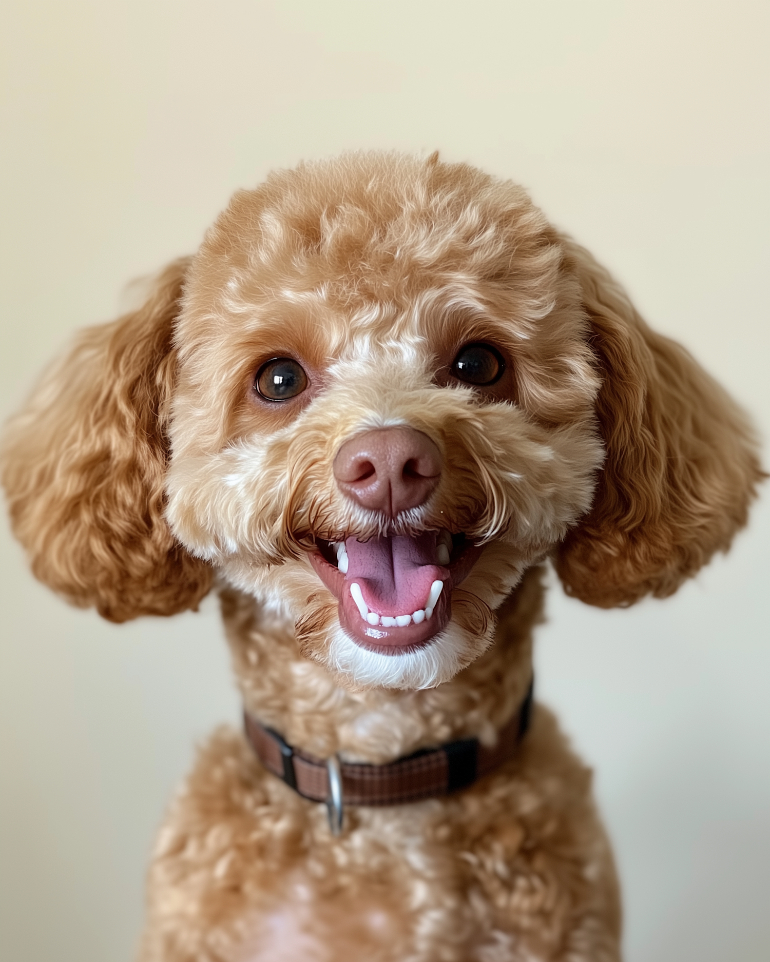 Happy Small Dog Close-Up