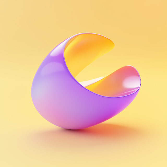 Abstract Crescent Design