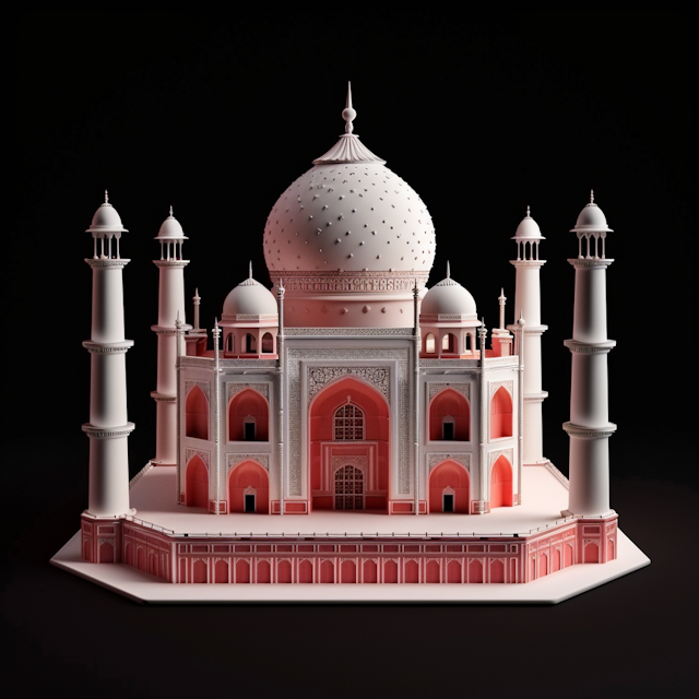 3D Model of the Taj Mahal