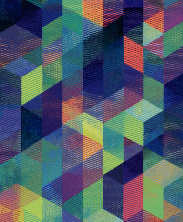 Geometric Cube Pattern