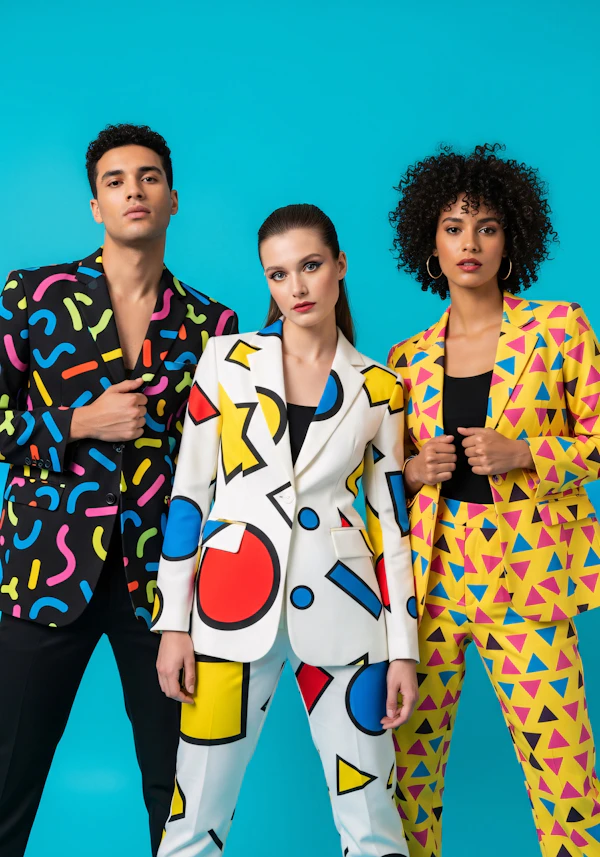 Vibrant Fashion Trio